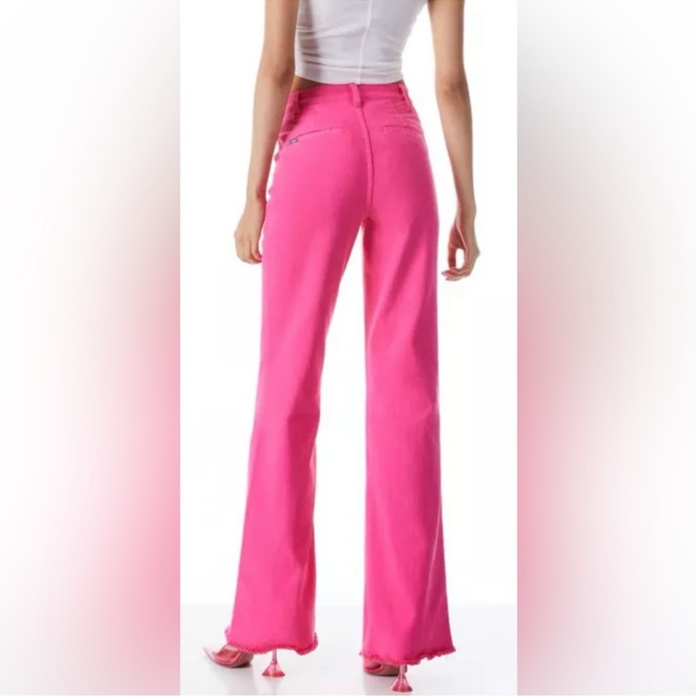 Alice and Olivia coin pocket high rise flare jeans - Picture 3 of 7